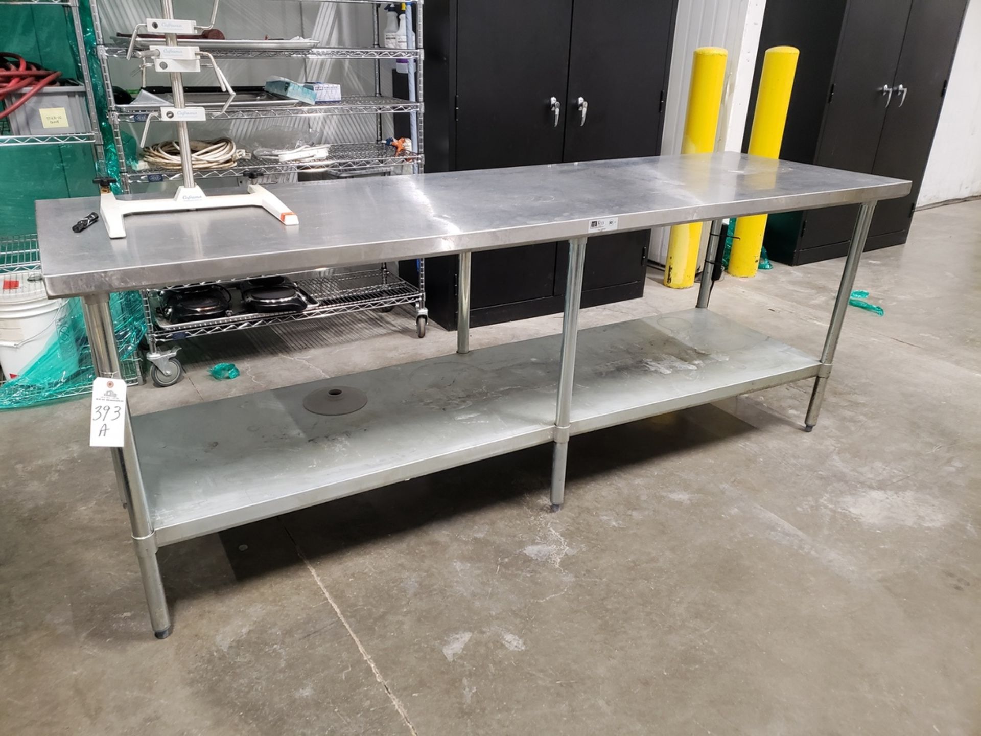 Stainless Steel Table, 30" x 8' | Rig Fee $50