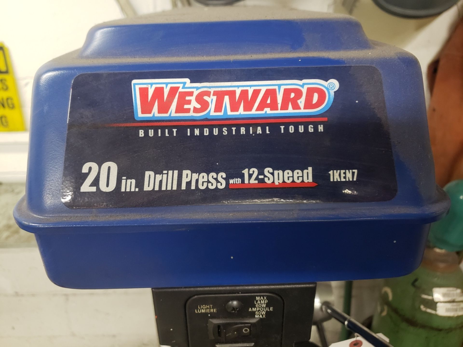 Westward 20" Drill Press, W/ (3) Vises - Image 2 of 2
