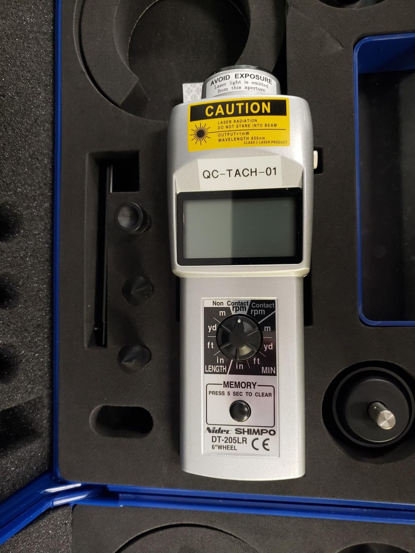 Lot of (3) Nidec Shimpo Tachometer, M# DT-205LR | Rig Fee $25 - Image 2 of 2