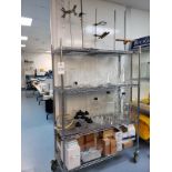 Storage Rack W/Contents, Laboratory Supplies