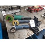 Lot of (3) Right Angle Grinders