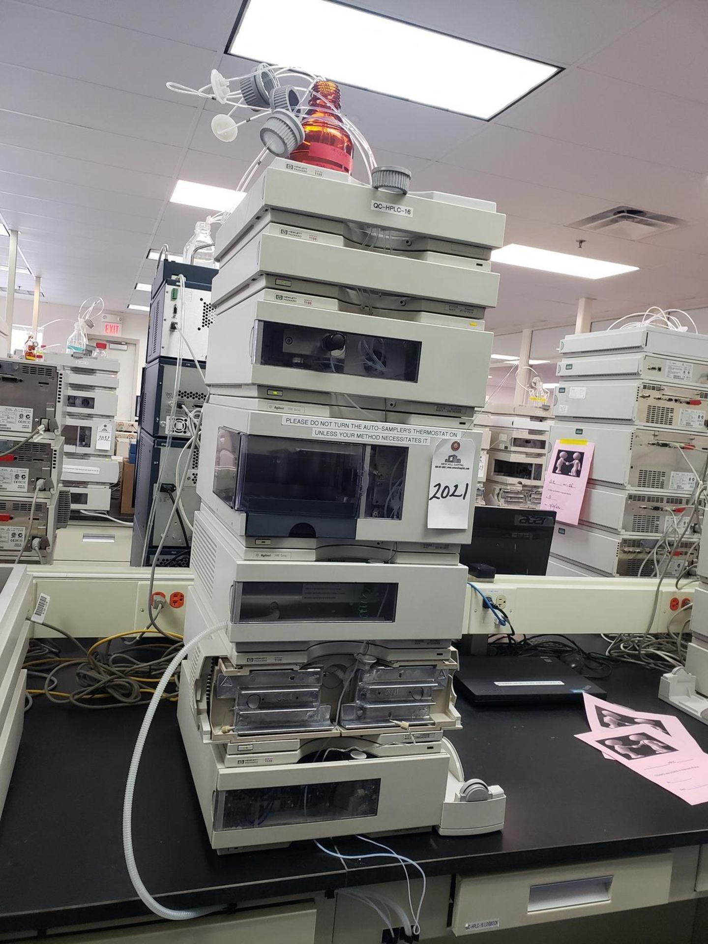 HP/Agilent HPLC System, HP DAD, M# G1315A, S/N US74902479, HP ColComp, M# G1316A | Rig Fee $See Desc