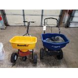 Lot of (2) Ice Melt Spreaders