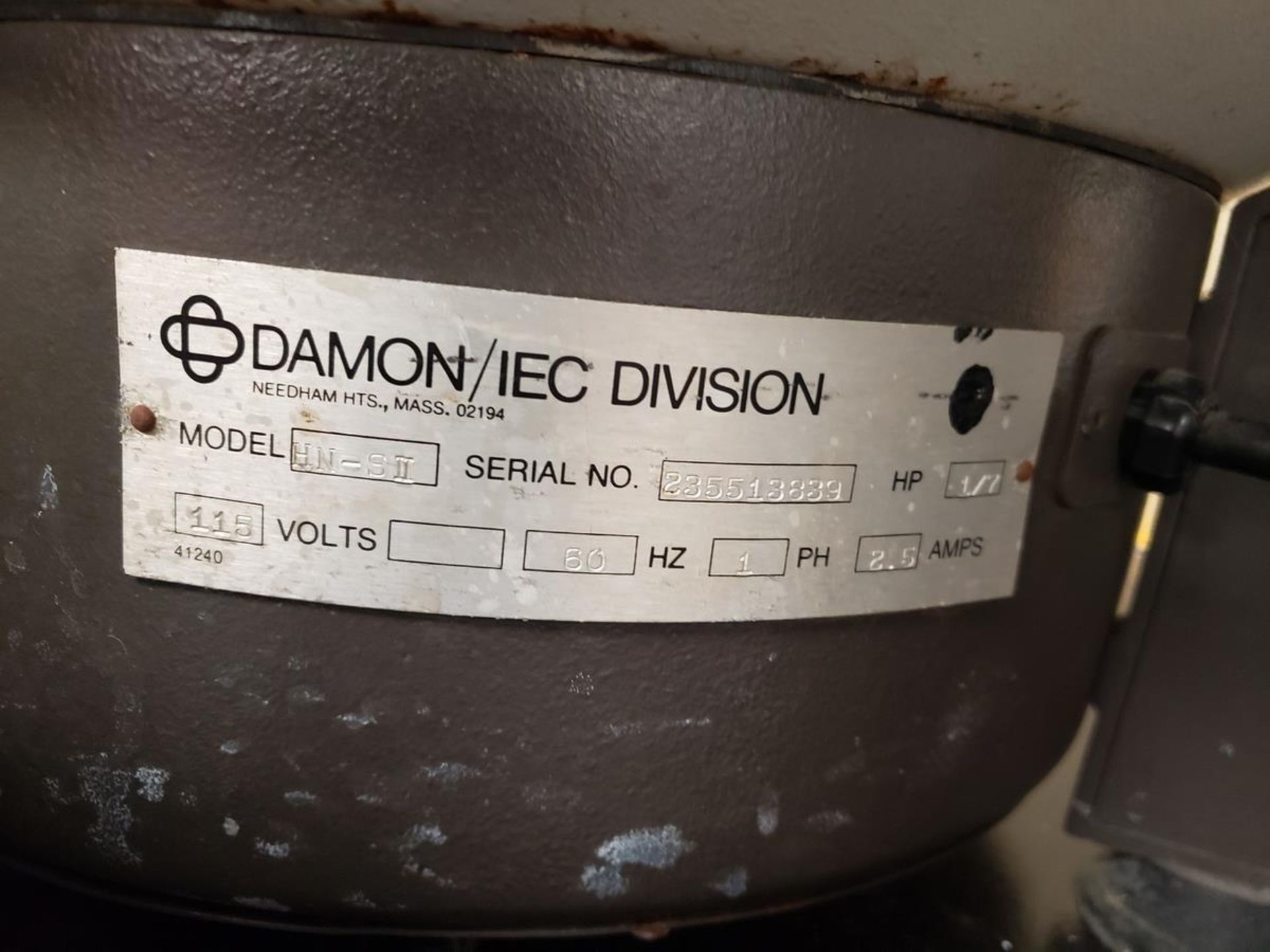 Damon/IEC Centrifuge, M# HN-SII - Image 2 of 3