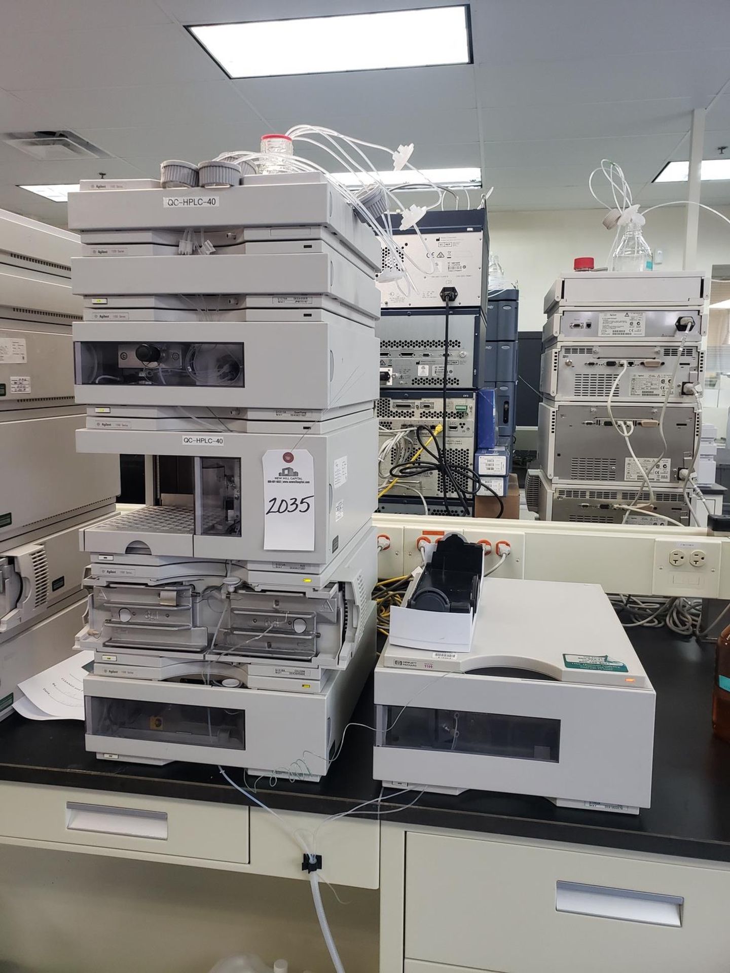 Agilent HPLC System, Agilent DAD, M# G1315B, S/N DE43623017, Agilent COLCOM, M# | Rig Fee $See Desc