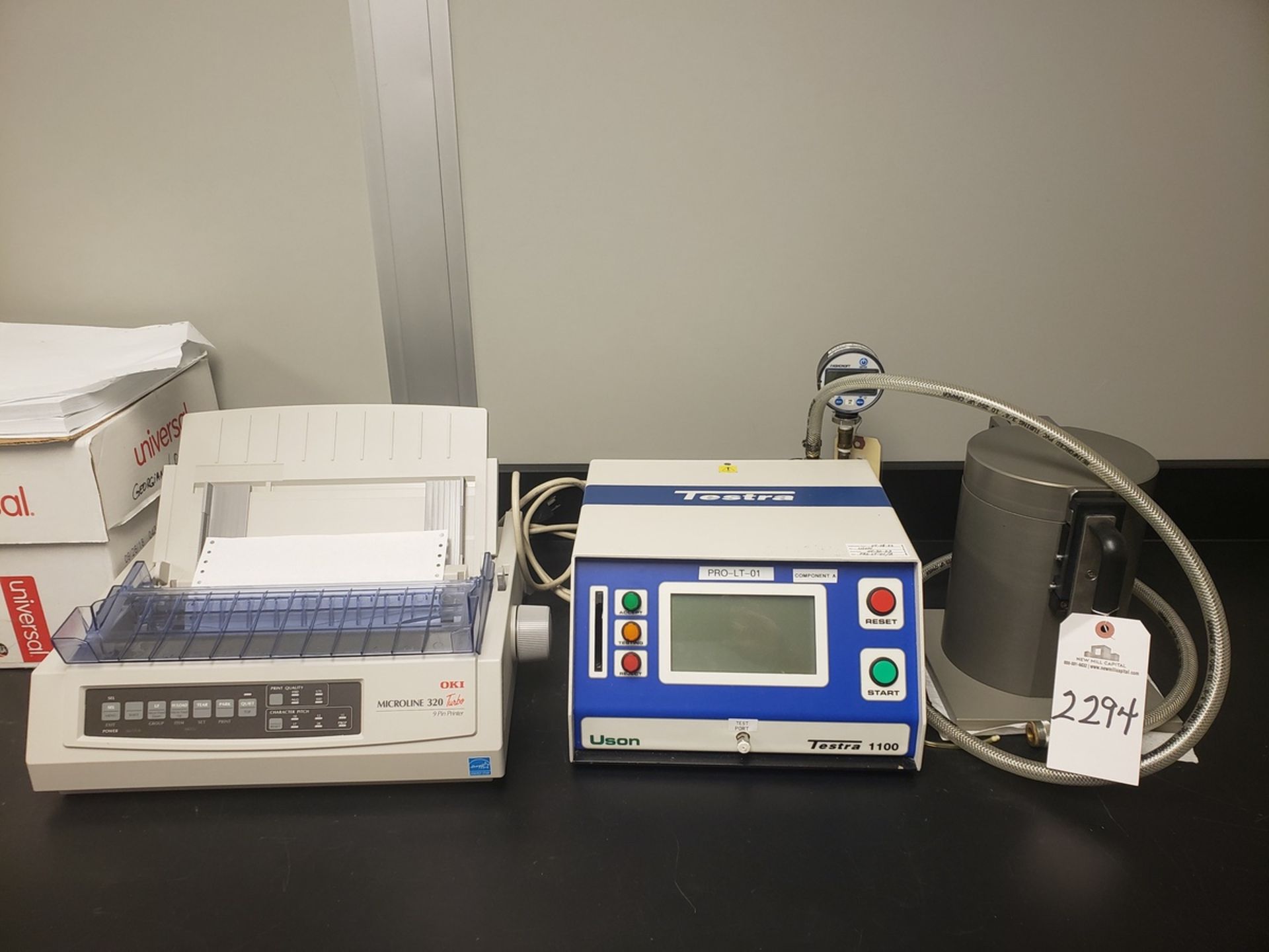 USON Testra 1100 Leak Detector, M# 1100/1200, S/N 43555-1T | Rig Fee $75