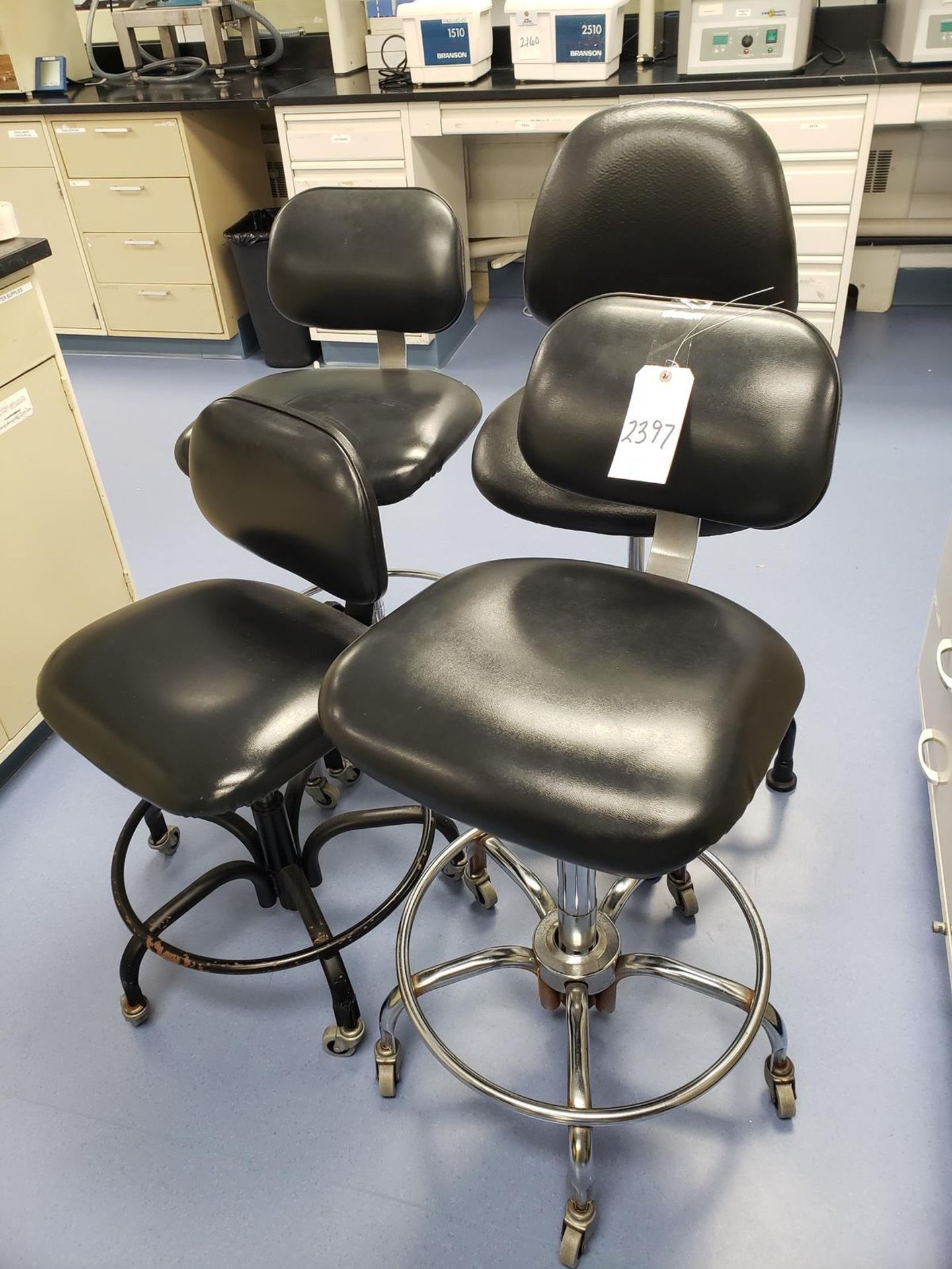 Lot of (4) Laboratory Chairs
