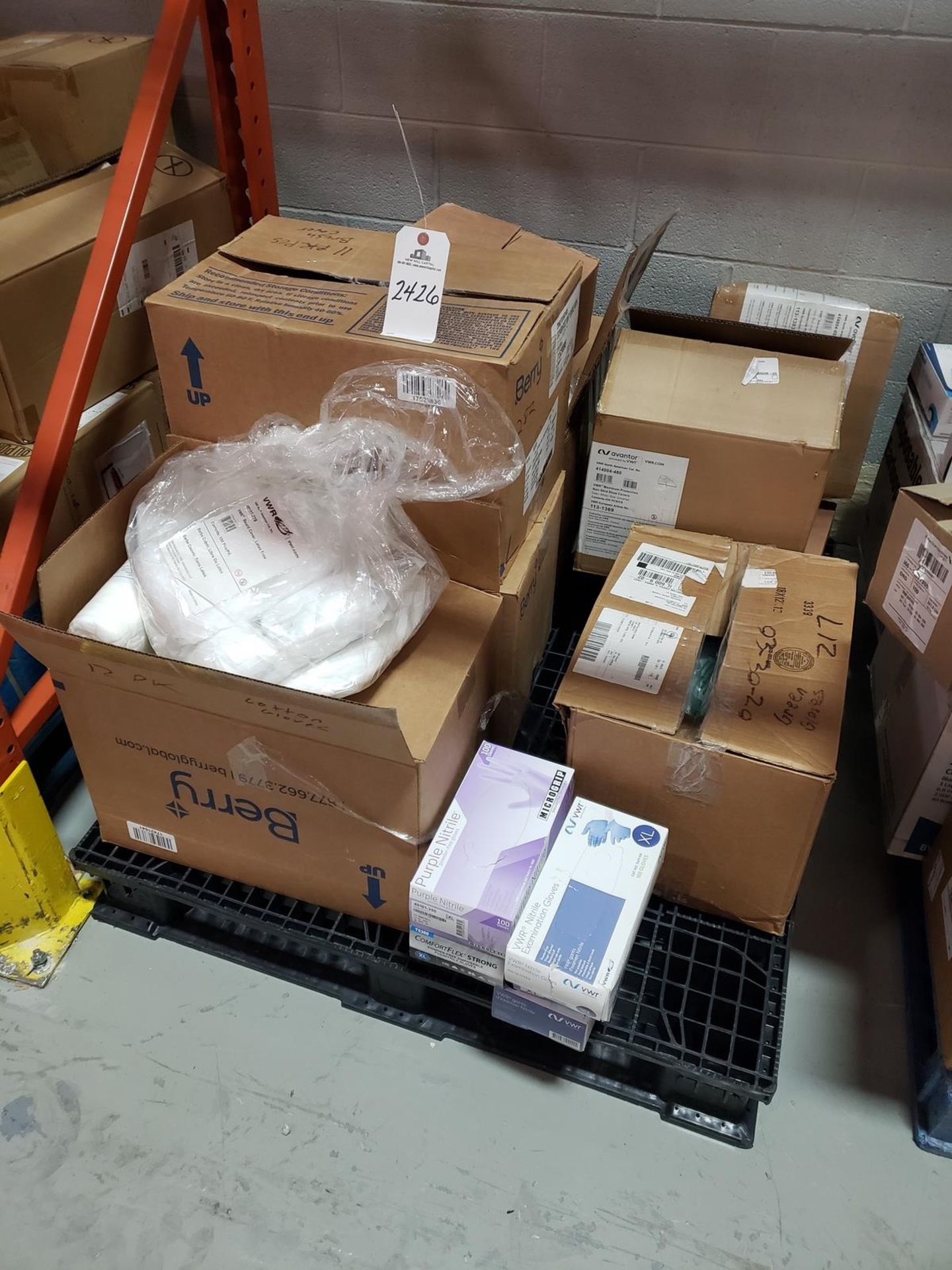 Pallet Lot Laboratory/PPE Supplies | Rig Fee $50