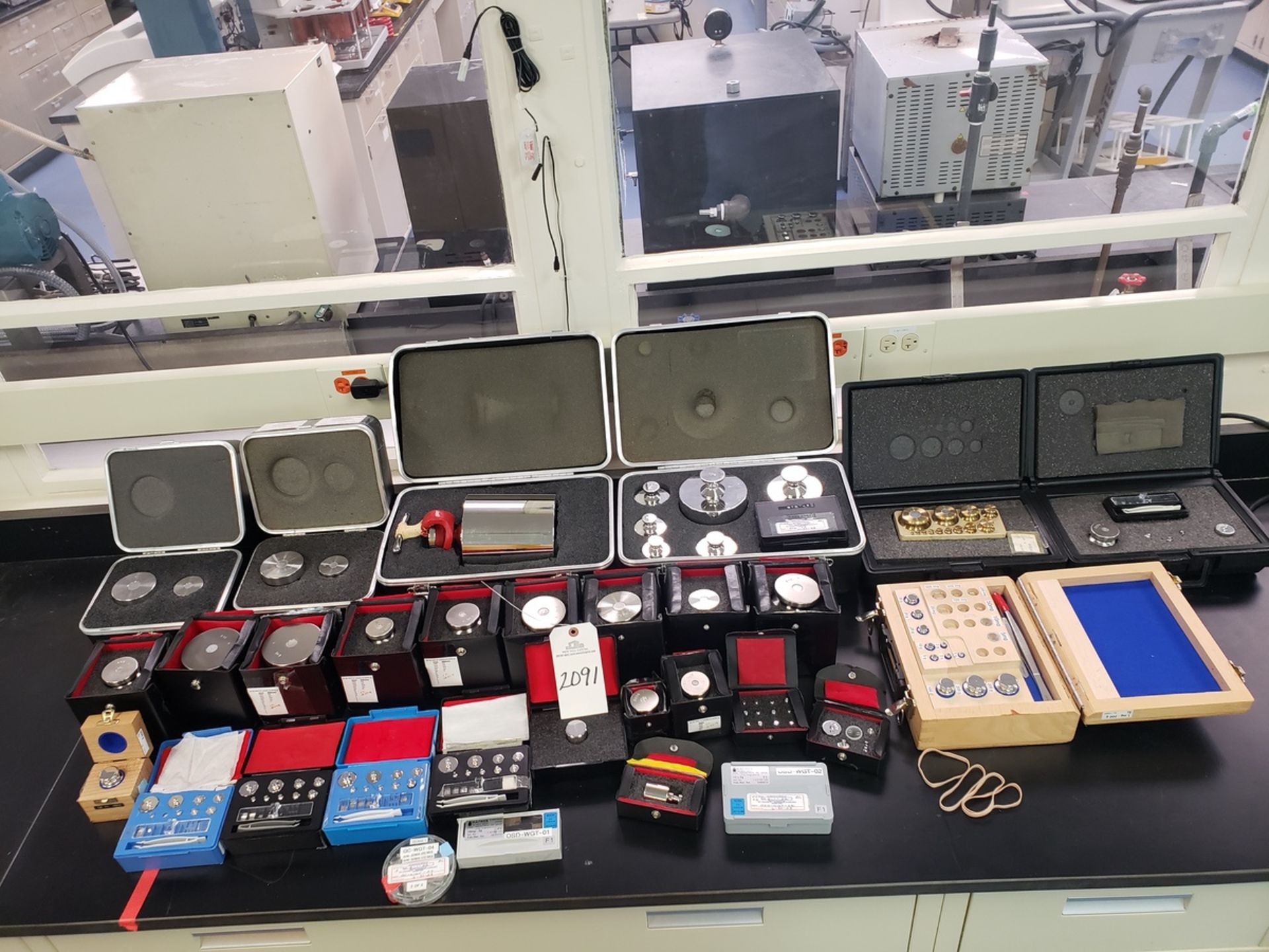 Lot of Laboratory Precision Calibration Weights | Rig Fee $50