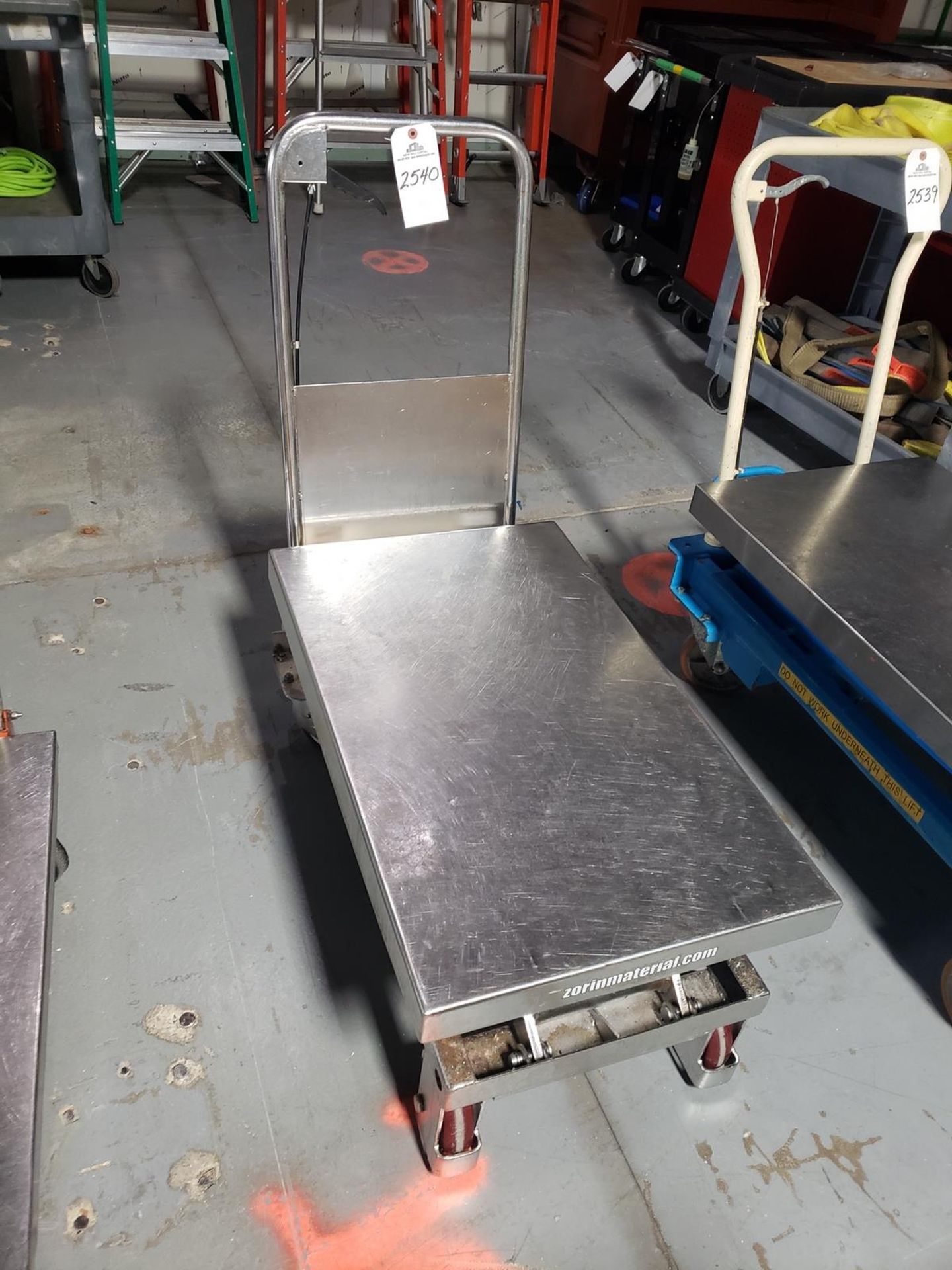 Zorinmaterial Hydraulic Lift Cart