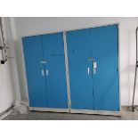 Lot of (2) Two Door Storage Cabinets