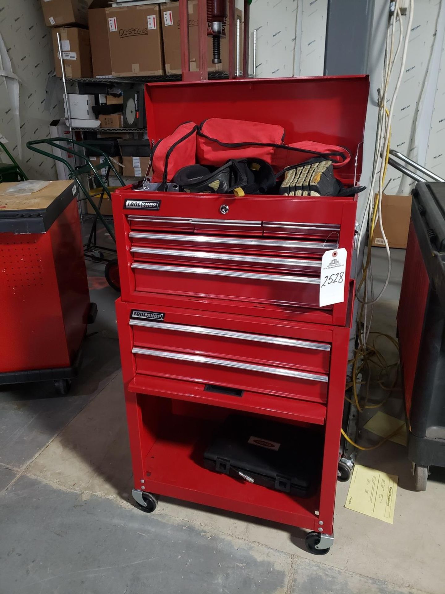 Tool Shop Roll-A-Round Tool Chest, W/ Contents