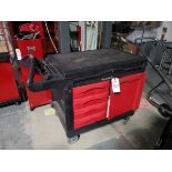 Rubbermaid Roll-A-Round Tool Chest, W/ Contents