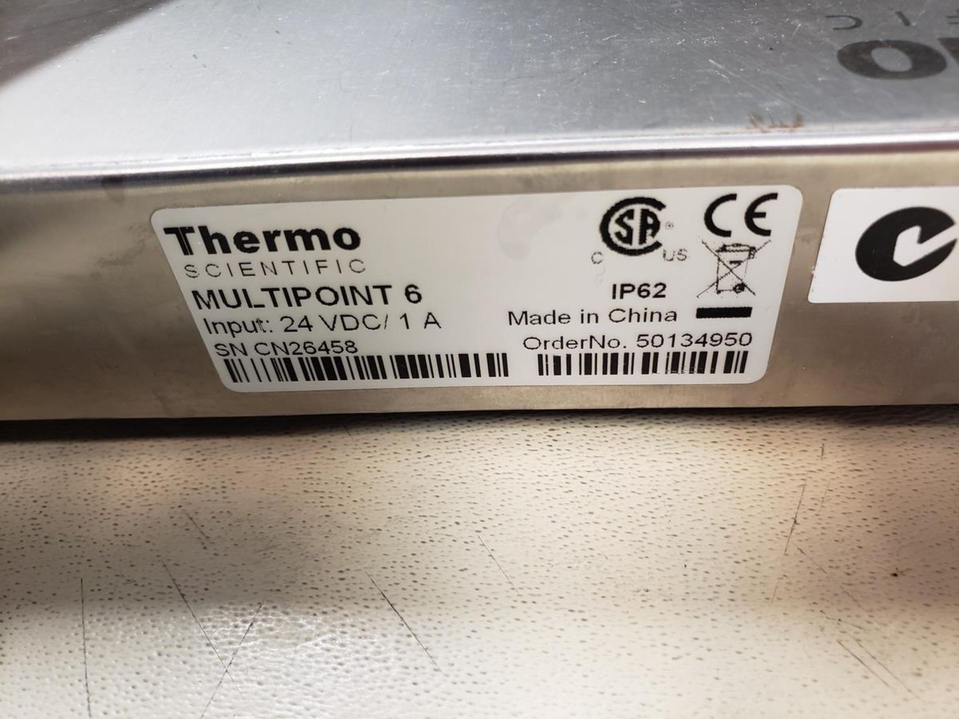 Thermo Scientific Multipoint 6 Stirrer, S/N CN26458 | Rig Fee $15 - Image 2 of 2