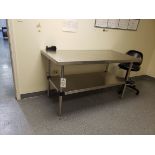 Stainless Steel Table, 24" x 48"