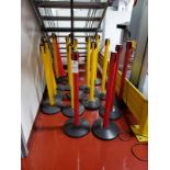 Lot of Safety Barriers