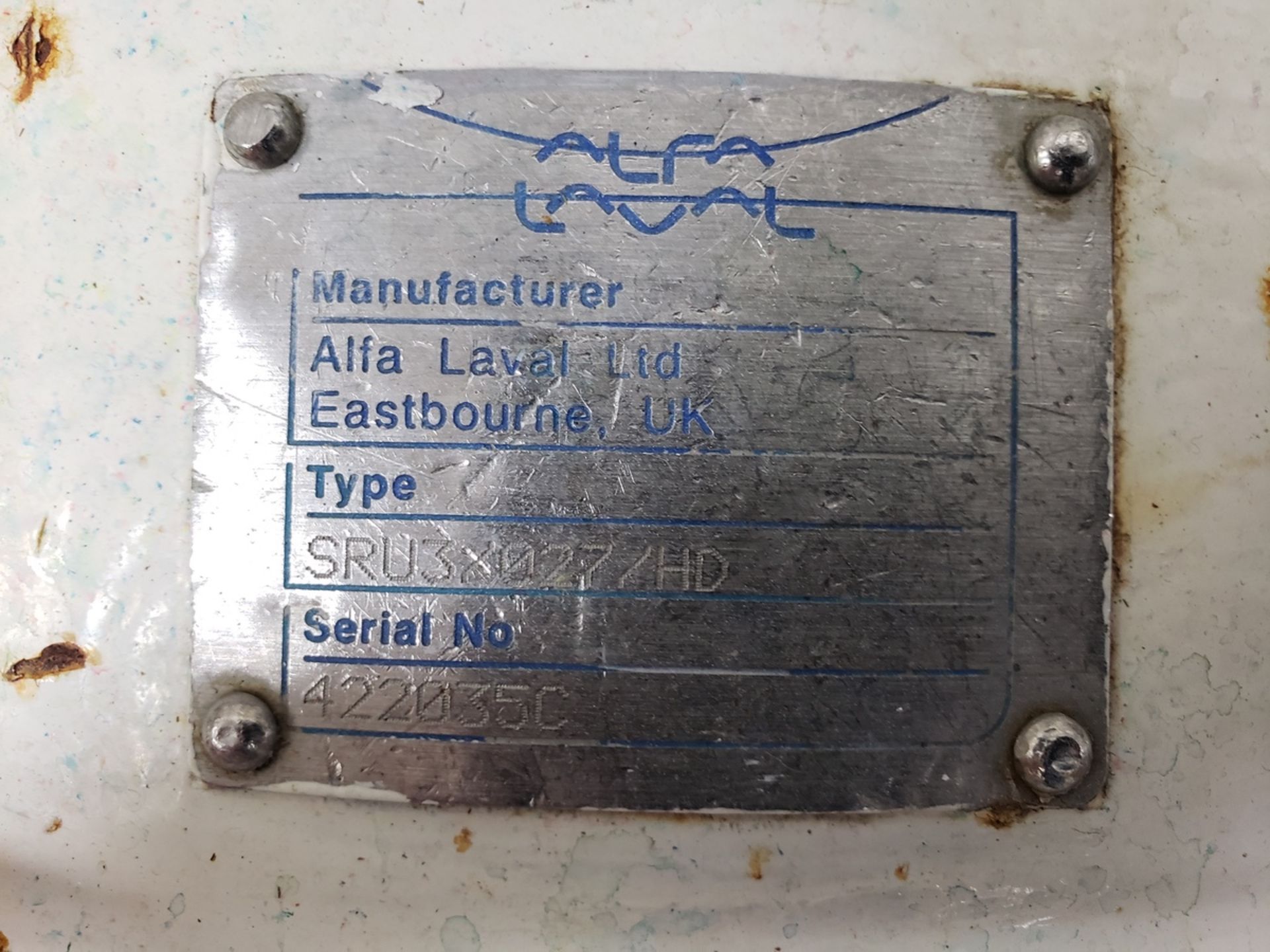 Alfa Laval Positive Displacement Pump, M# SRU3X0277HD, 2 HP | Rig Fee $250 - Image 2 of 3