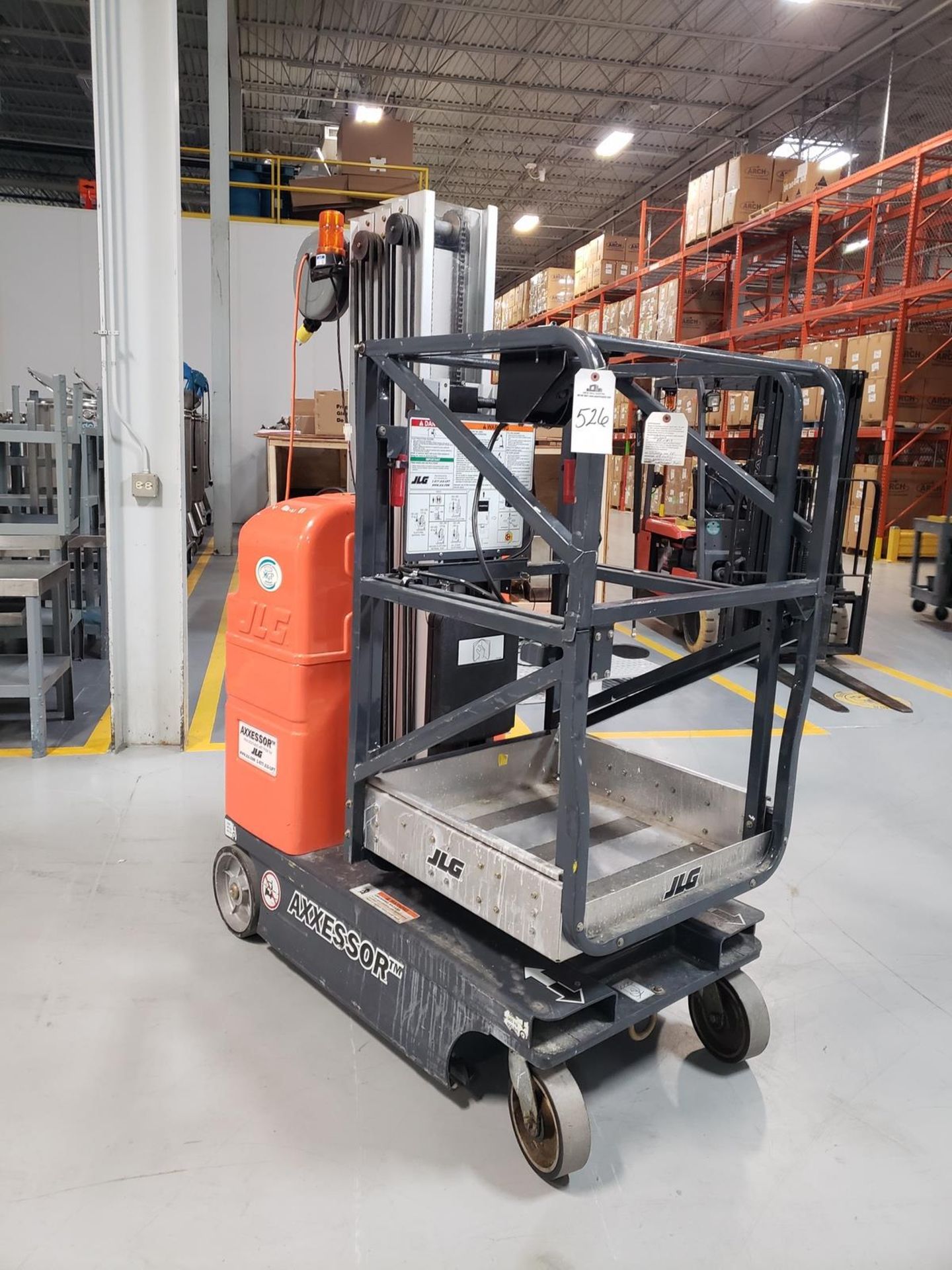 JLG Axxessor Driveable Vertical Lift, M# 20DVL, S/N 0130006046 | Rig Fee $150