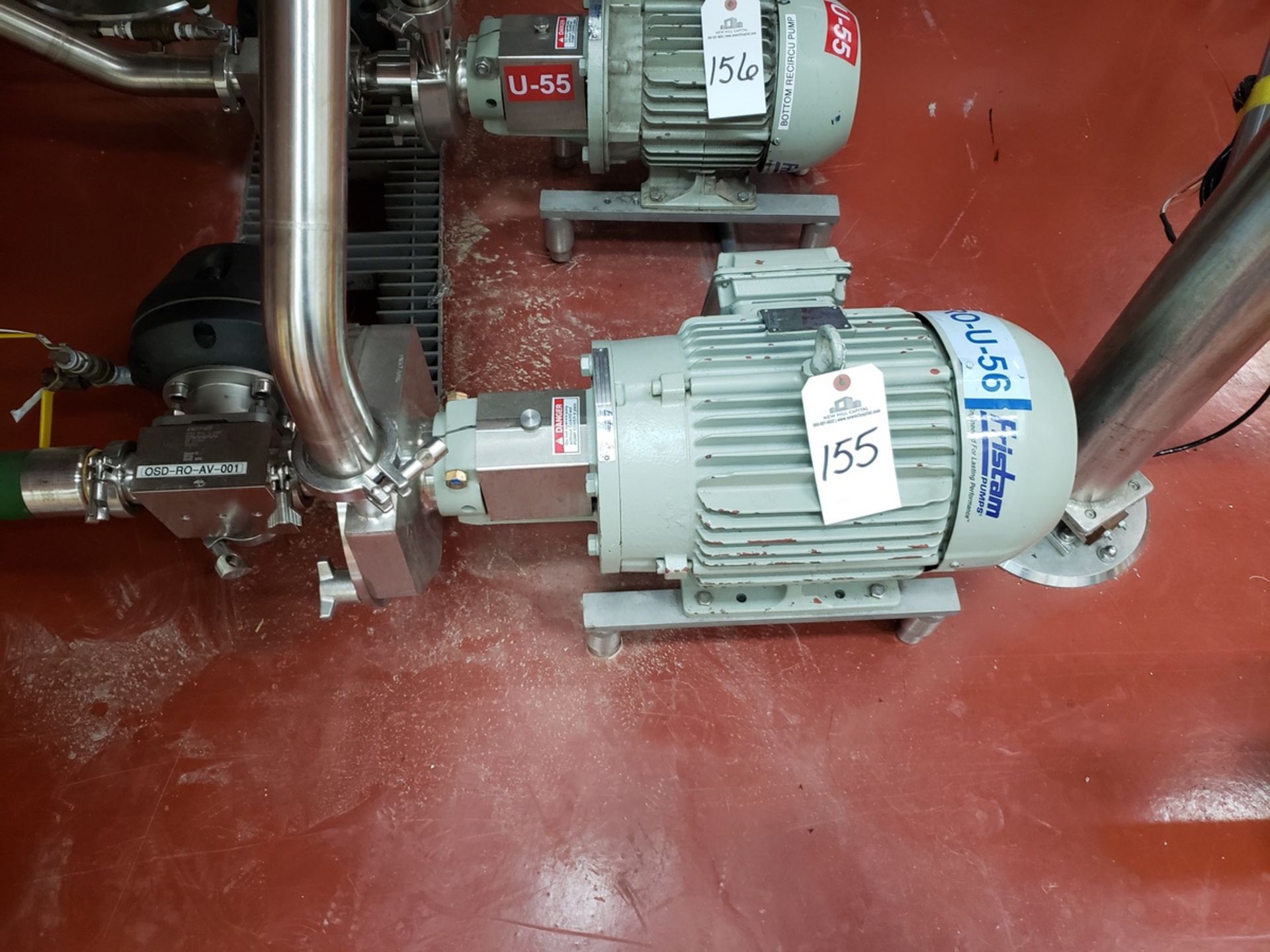 Fristam 10 HP Sanitary Centrifugal Pump | Rig Fee $125