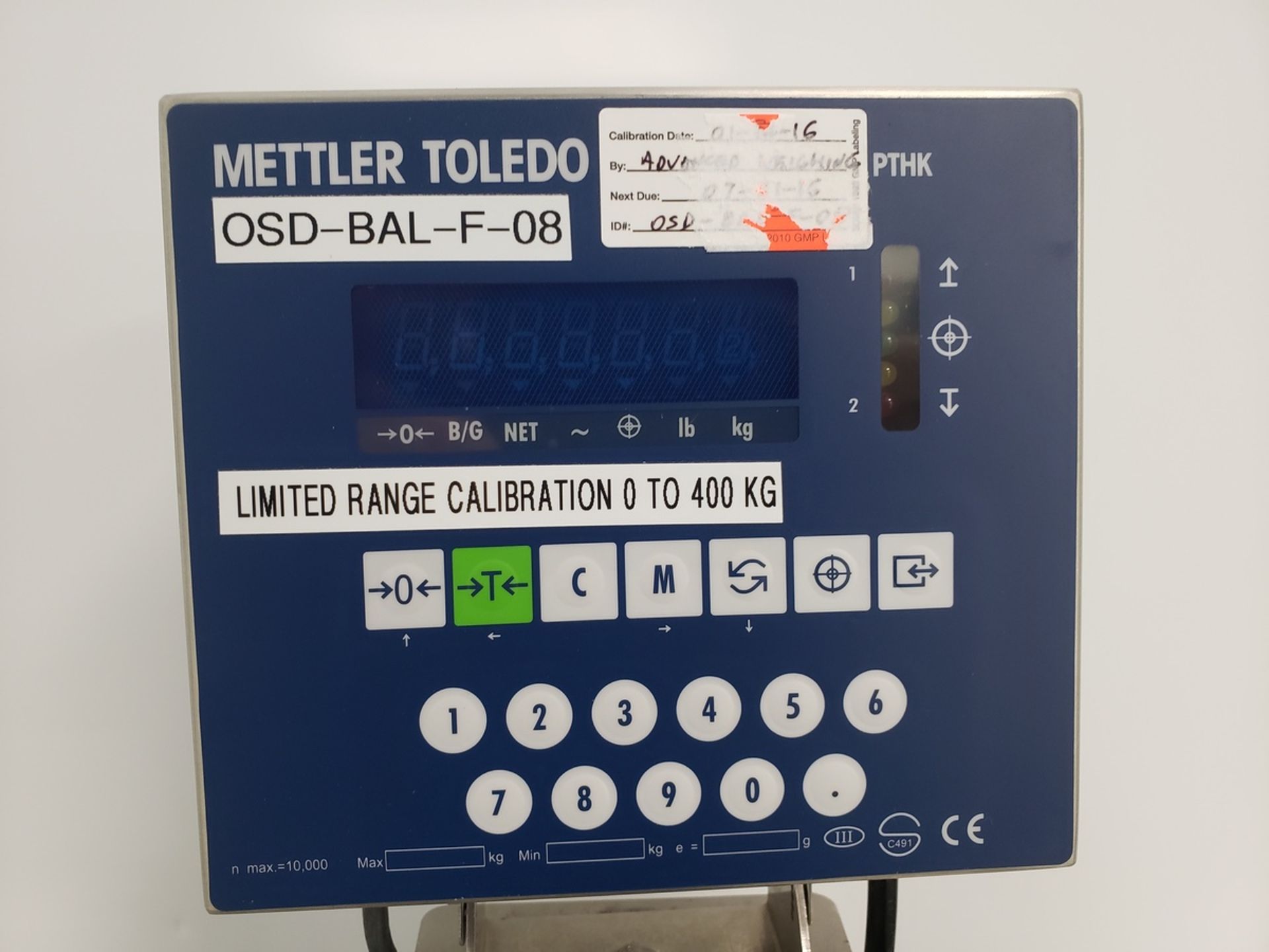 Mettler Toledo Portable Stainless Steel Portable Floor Scale, M# Panther | Rig Fee $100 - Image 3 of 3