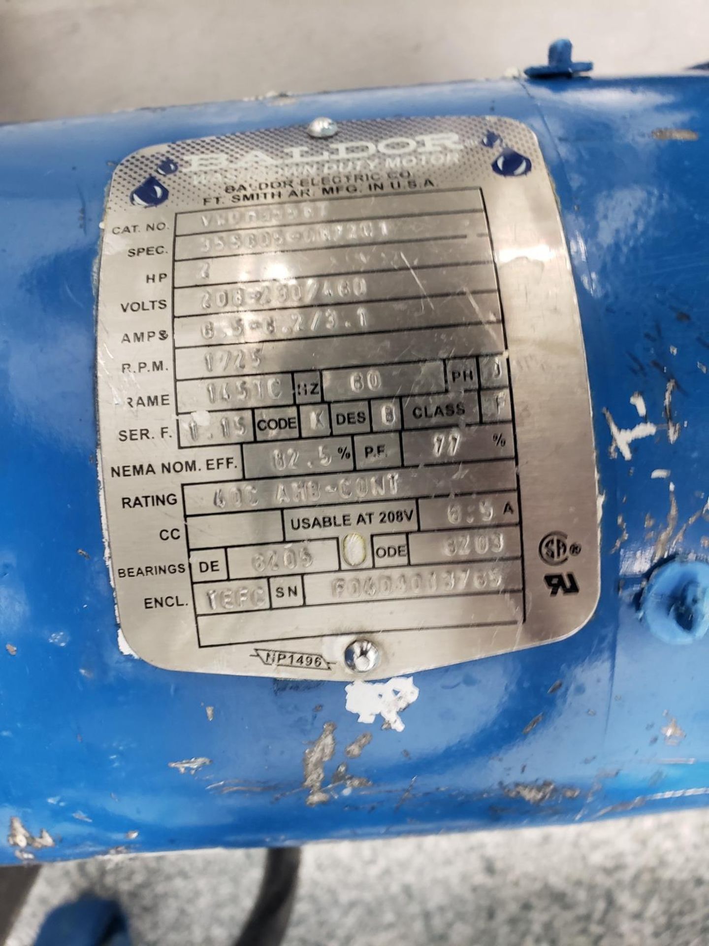 Tri-Clover Positive Displacement Pump, 2 HP, W/ VFD Controller | Rig Fee $150 - Image 3 of 4