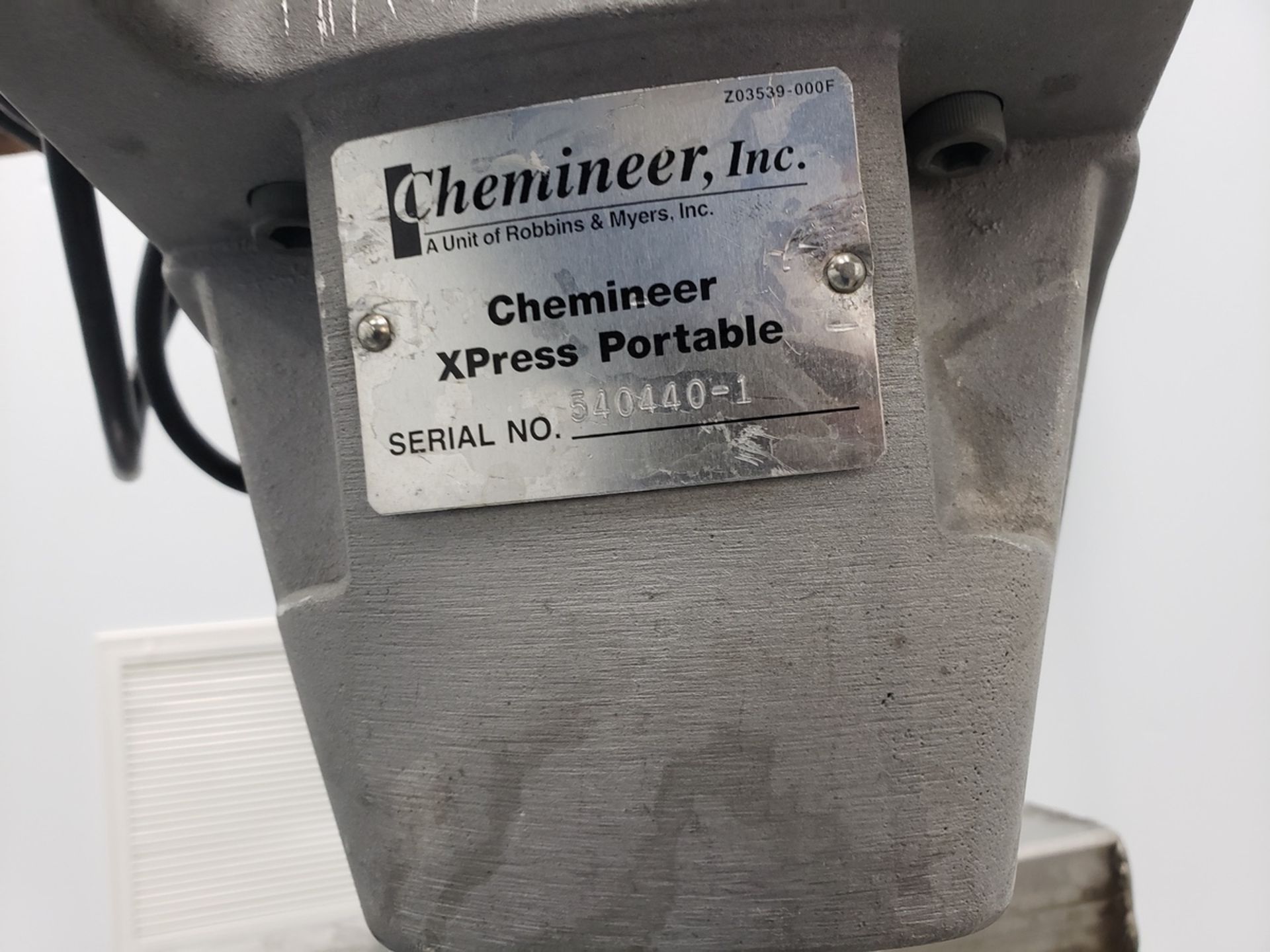 Chemineer Xpress Portable Mixer, S/N 540440-1 | Rig Fee $50 - Image 2 of 2