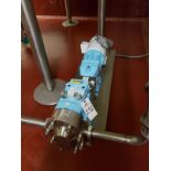 Waukesha Cherry Burrel Positive Displacement Pump, M# 045/U2, 5 HP, W/ VFD Controlle | Rig Fee $250
