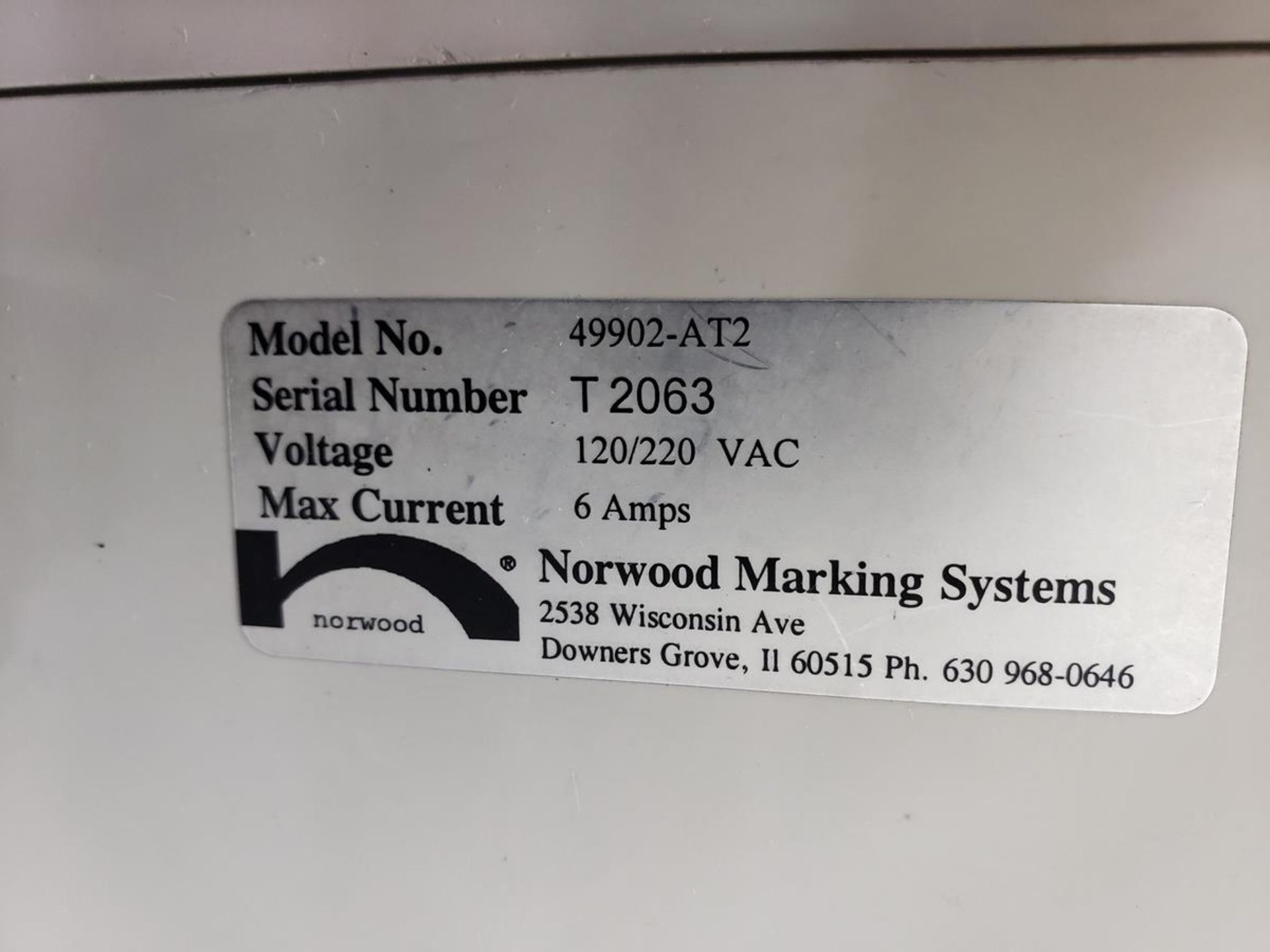 Quadrel Labeling Systems Labeler, M# Moduline, S/N Q199-984 - Subj to Bulk | Rig Fee $750 - Image 4 of 5