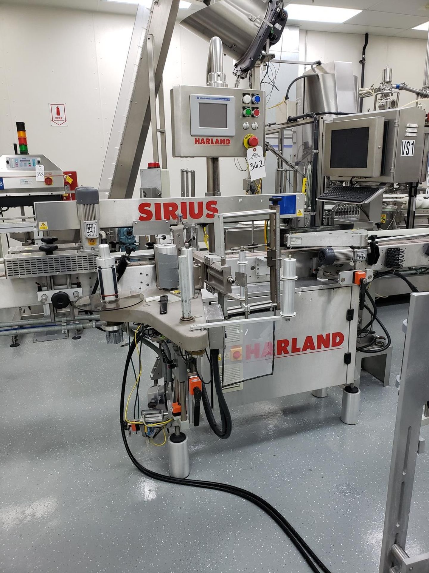 Harland Print/Place Labeler, M# Sirius Mark 5, S/N J31820/01, W/ Labe - Subj to Bulk | Rig Fee $1000