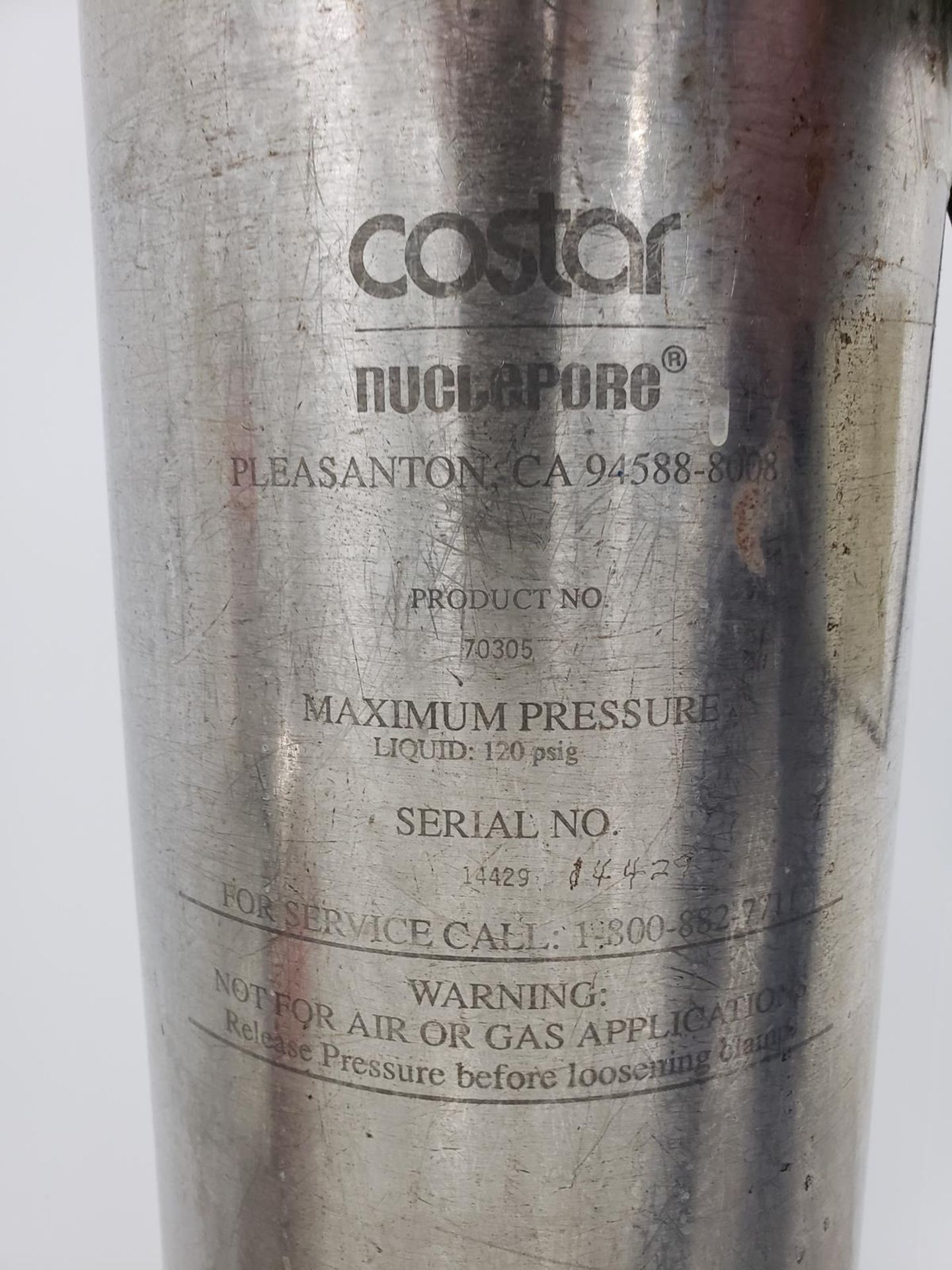 Costar Stainless Steel Cartridge filter | Rig Fee $50 - Image 2 of 2