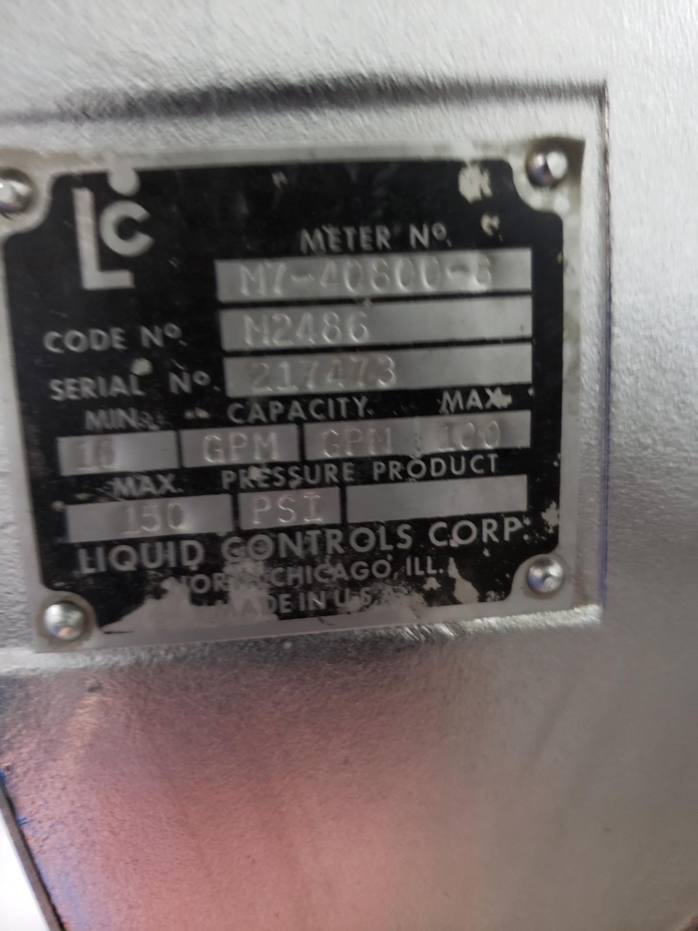 Liquid Controls Meter | Rig Fee $100 - Image 2 of 2