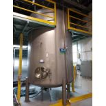 Mueller 4,000 Gallon Stainless Steel Storage Tank, M# F, S/N P-37222, Approx Dims: 8 | Rig Fee $4000
