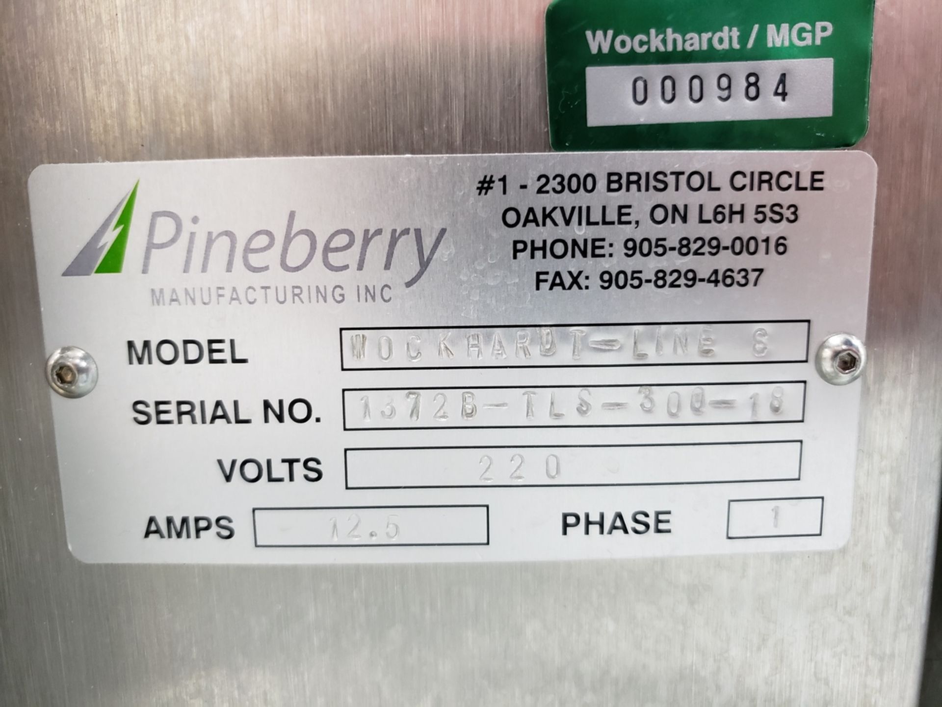 Pineberry Serialization Printer, S/N 1372B-TLS-300-18 - Subj to Bulk | Rig Fee $400 - Image 2 of 5