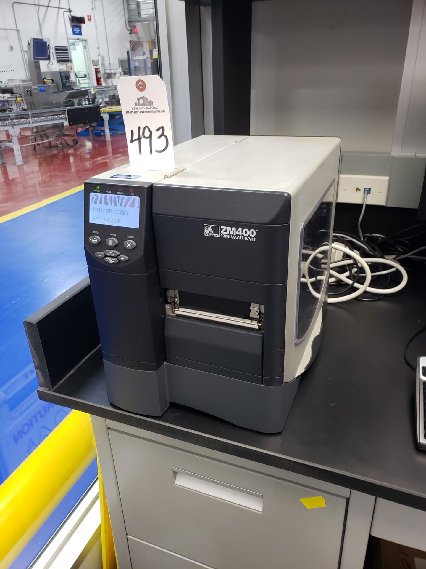 Zebra Label Printer, M# ZM400, S/N 08J120201308 | Rig Fee $50