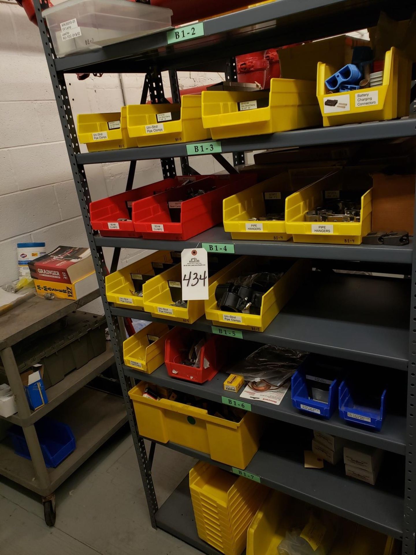 Contents of Storage Shelf Section, Spare Parts | Rig Fee $100 (Includes Boxing)