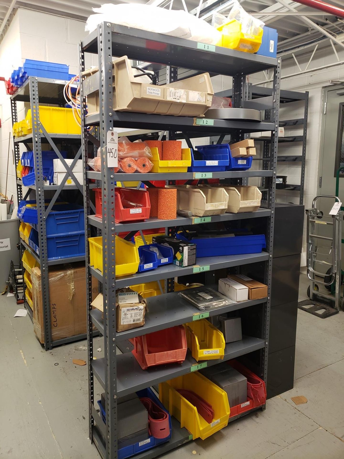 Contents of Storage Shelf Section, Spare Parts | Rig Fee $100 (Includes Boxing)