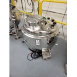 Alloy Products 50 Gallon Stainless Steel Jacketed Pressure Mixing Tank, S/N 121756-0 | Rig Fee $500