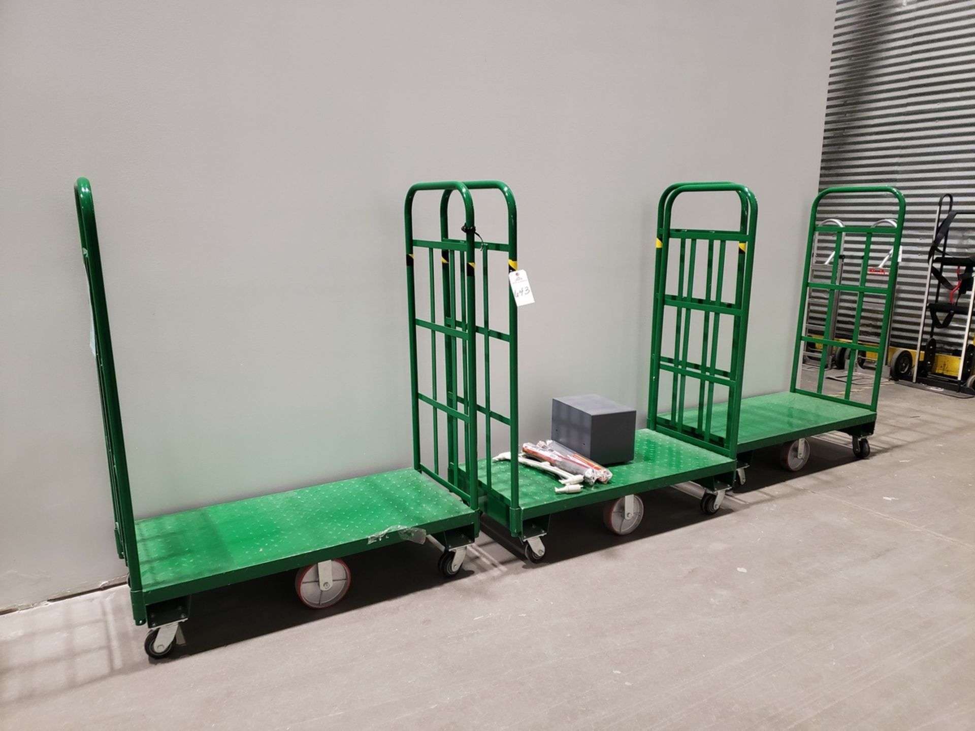 Lot of (3) Material Carts | Rig Fee $65