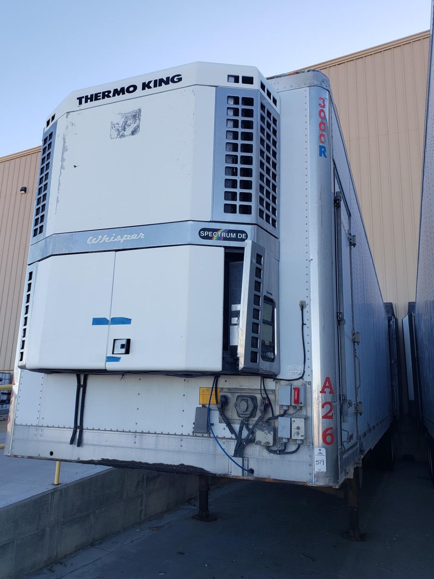 Utility Trailer Mfg., 2004, 40' Refrigerated Van Trailer, Tri-Fold Rear Door, M# VS | Rig Fee $100