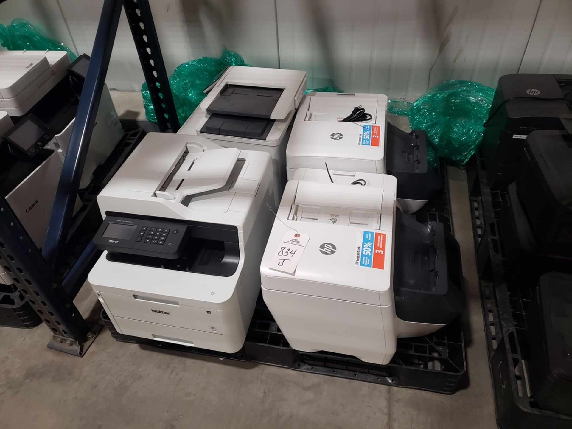Lot of (4) Office Printers, (2) HP OfficeJet Pro 8720, (1) HP Color LaserJet Pro, ( | Rig Fee $40