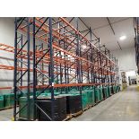 Lot of Pallet Racking, (18) Uprights, 42" x 20', (96) 8' Beams | Rig Fee $1800