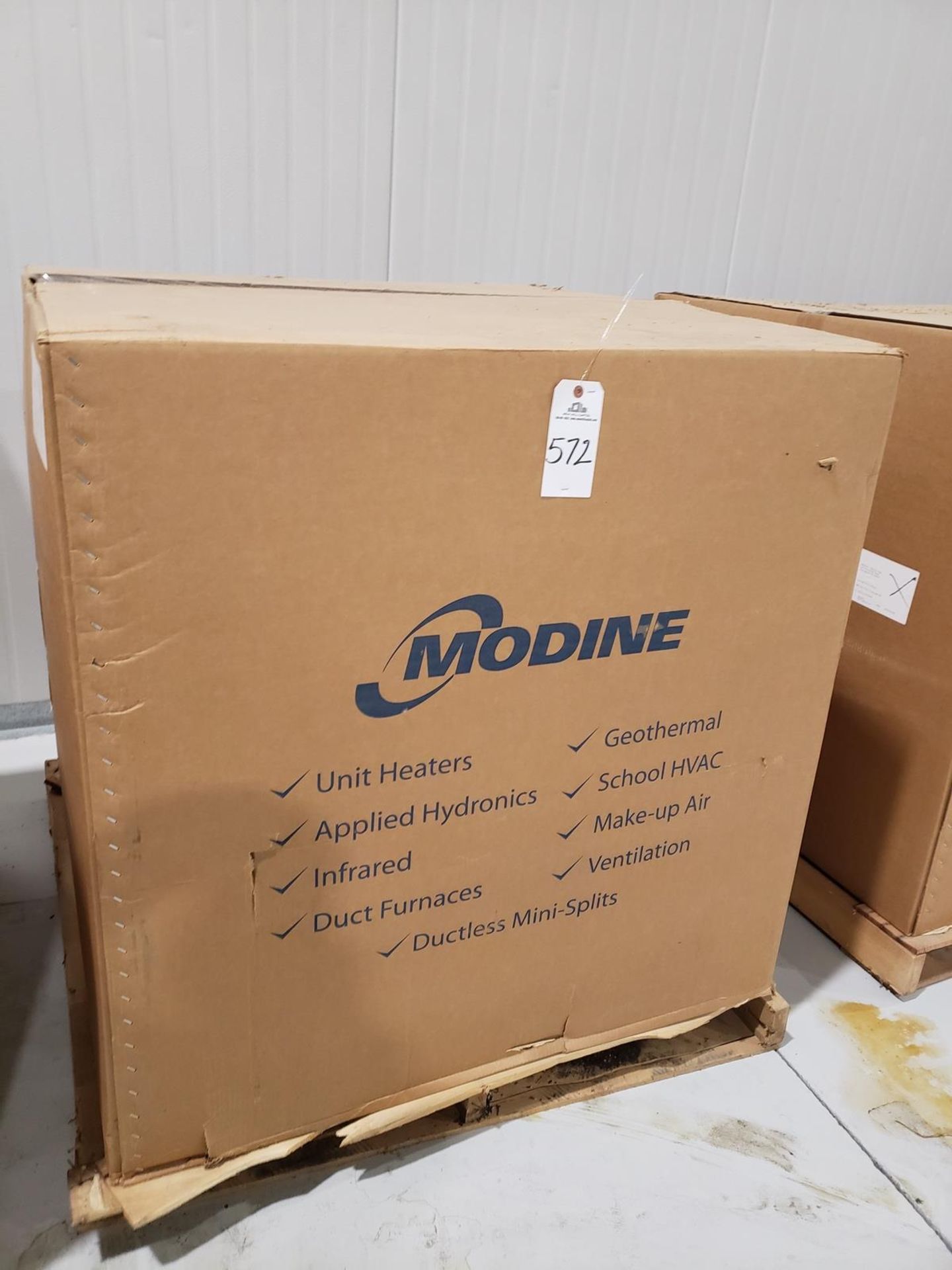 Modine Power Vented Gas-Fired Heater Unit, M# PDP400AE-0130-SBAN | Rig Fee $35