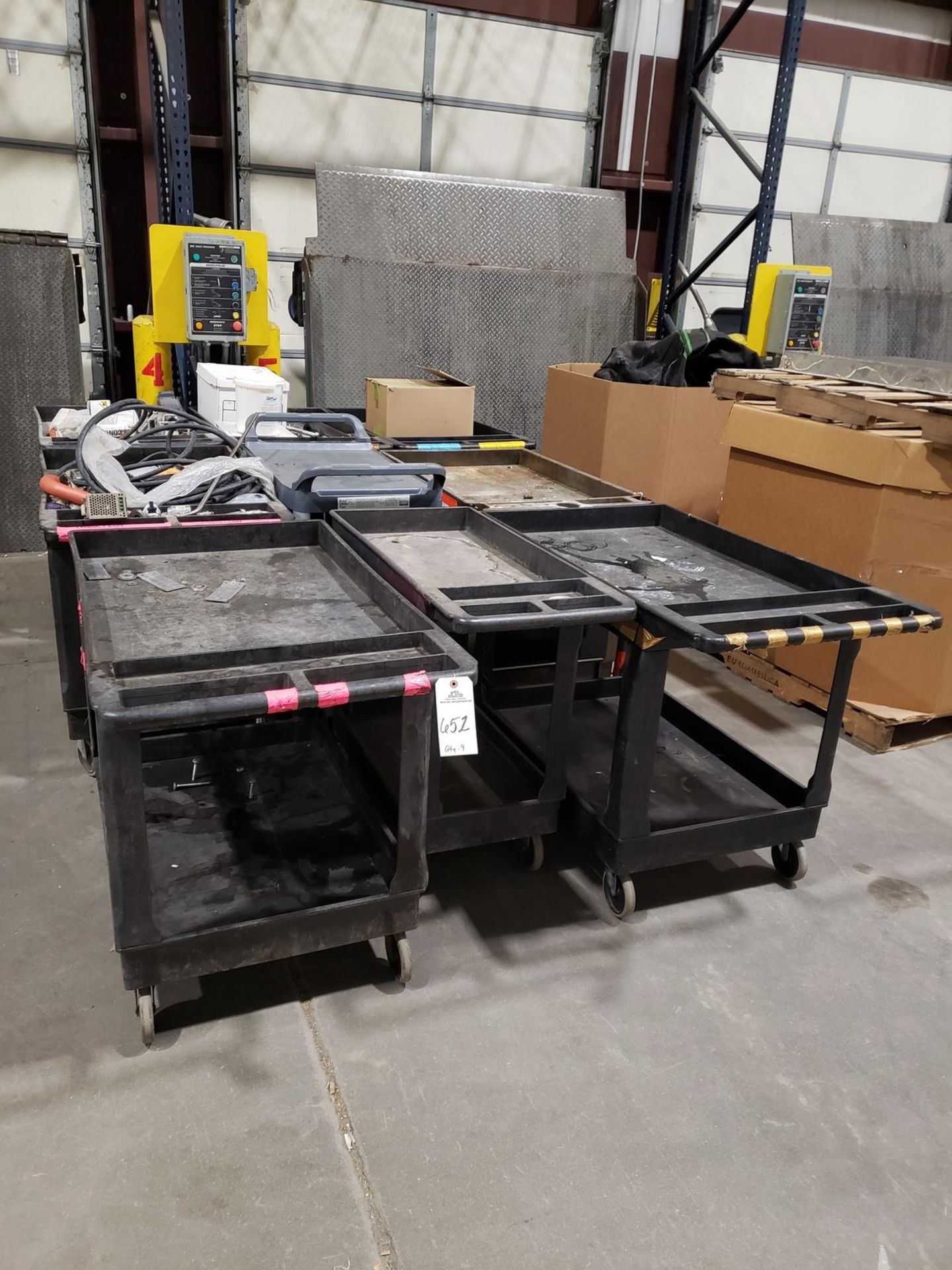 Lot of (9) Shop Carts | Rig Fee $100