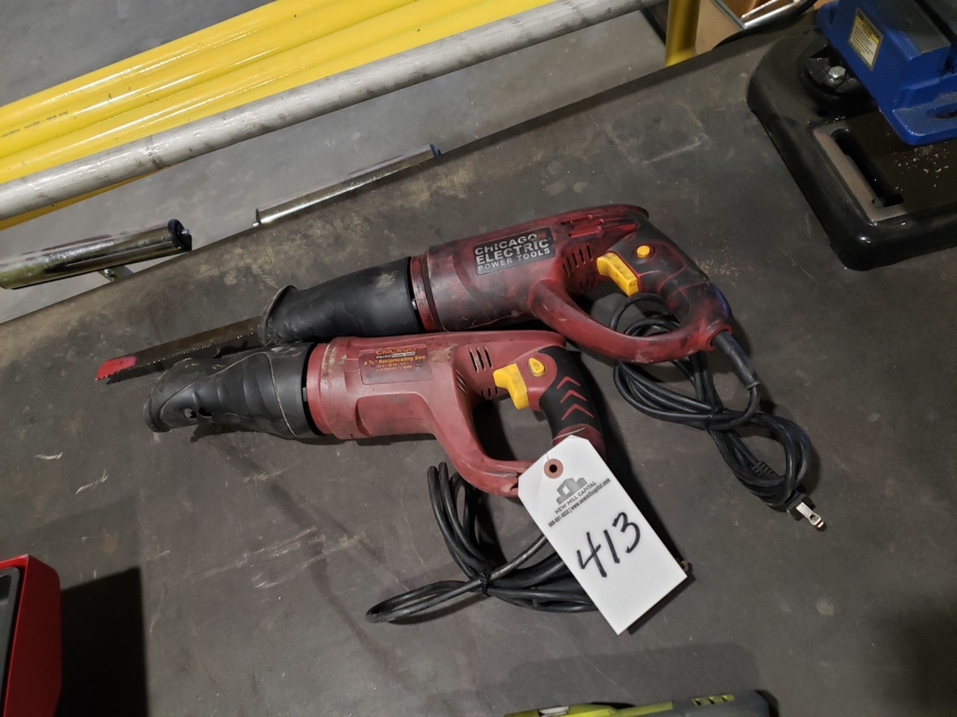 Lot of (2) Electric Hand Tools | Rig Fee $15