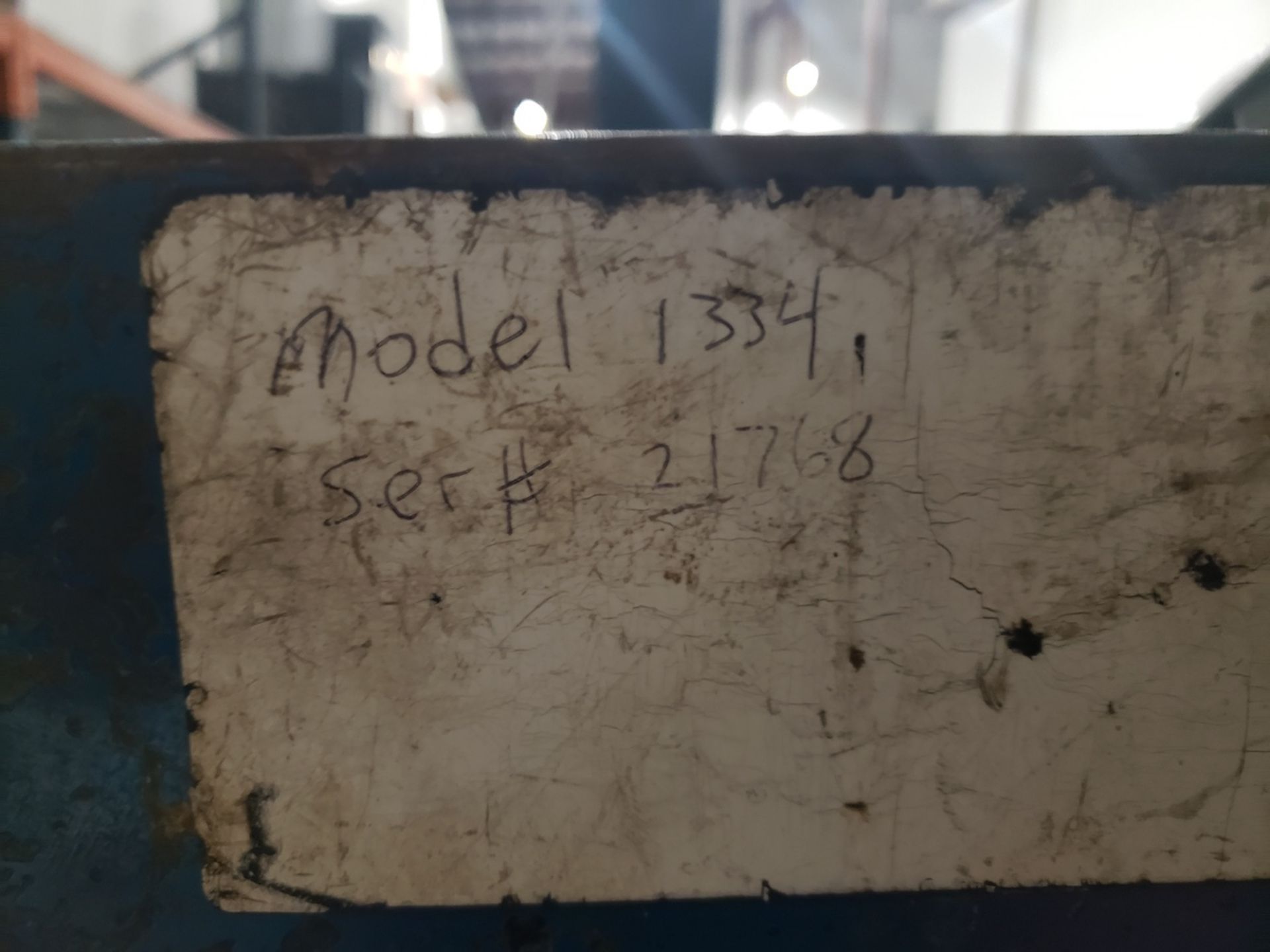 Battery Handling Systems, M# 1334, S/N 21768 | Rig Fee $150 - Image 2 of 2