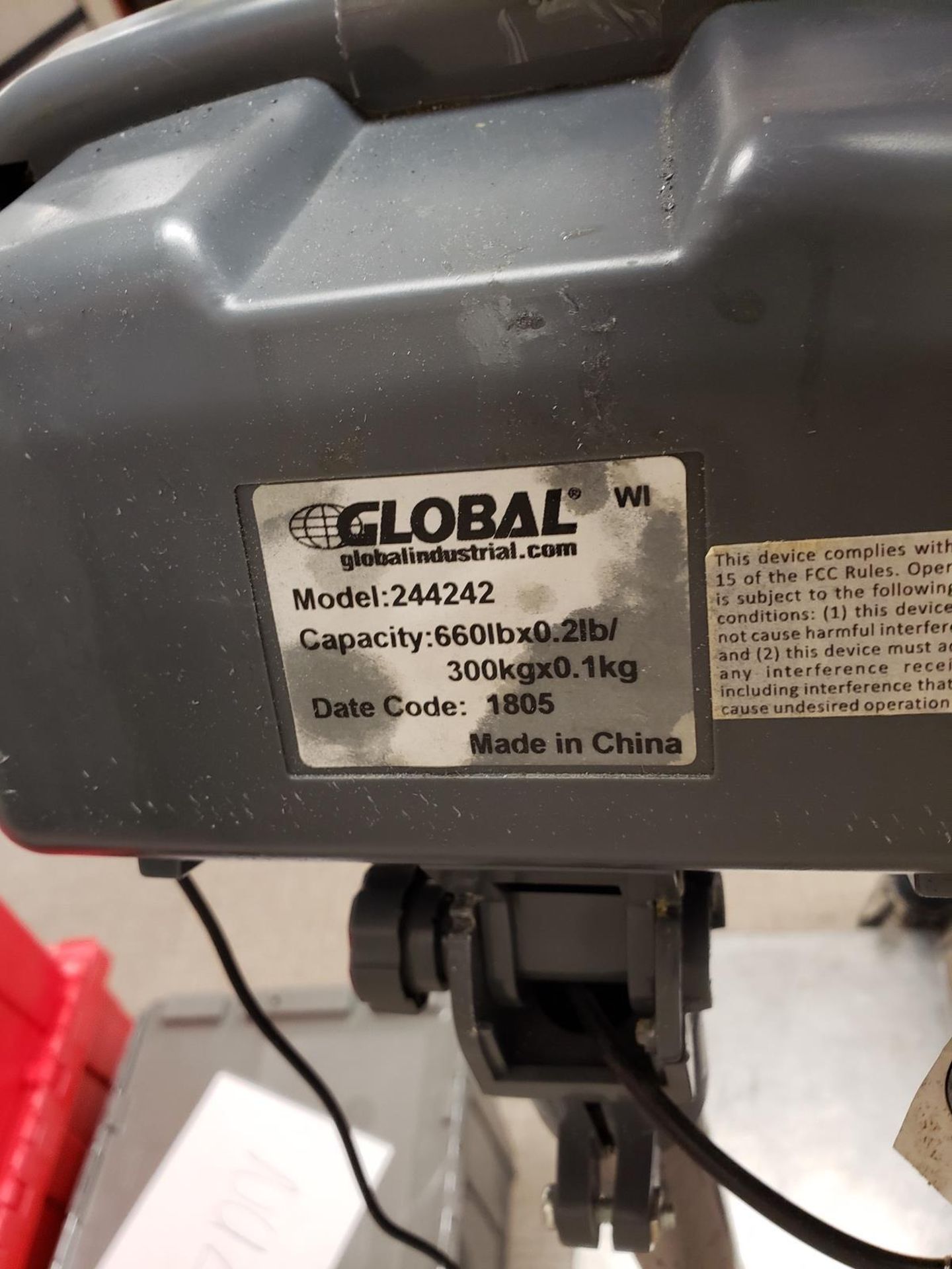 Global Bench Scale, M# 244242 | Rig Fee $100 - Image 2 of 2