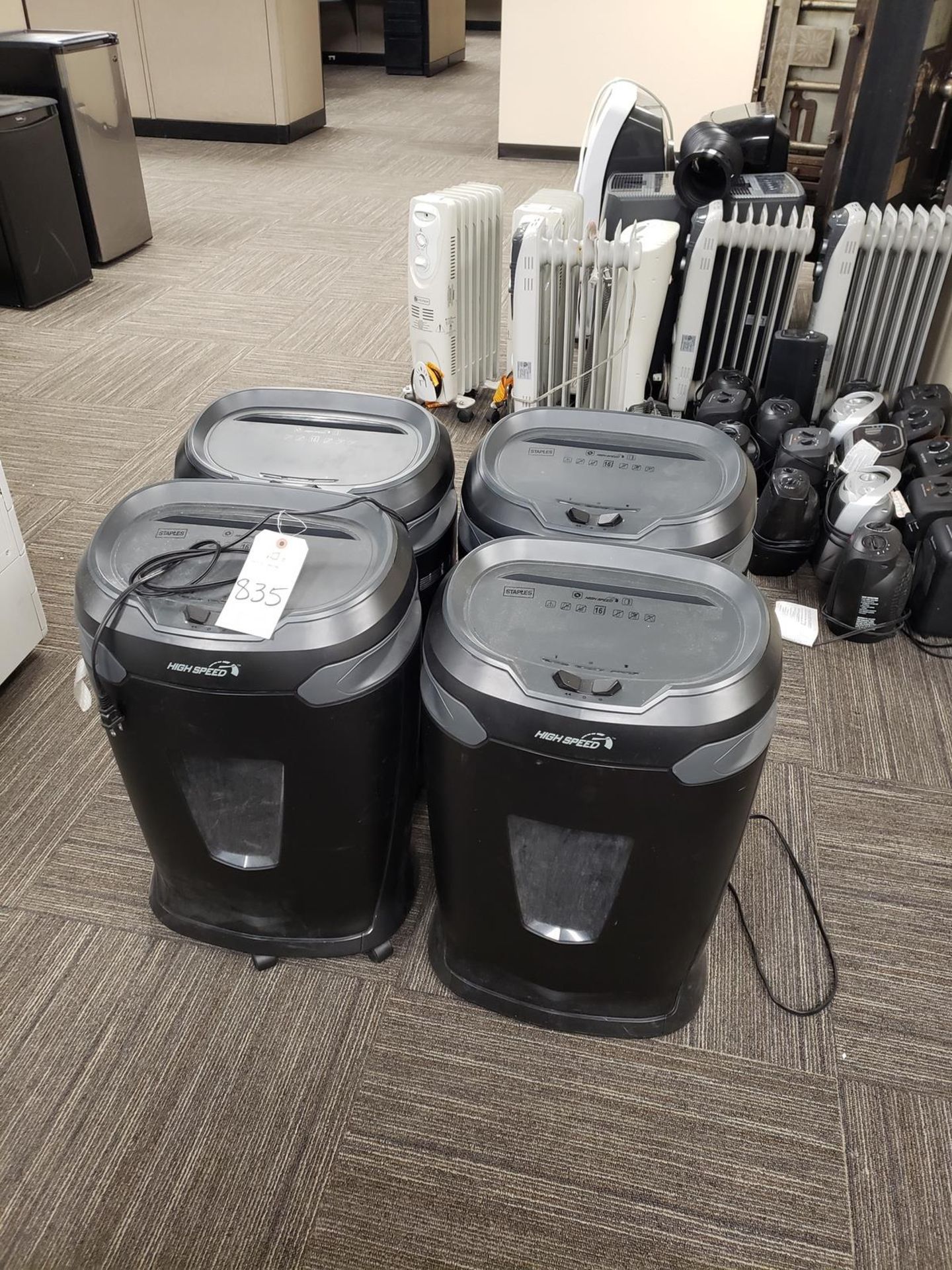 Lot of (4) Paper Shredders | Rig Fee $75