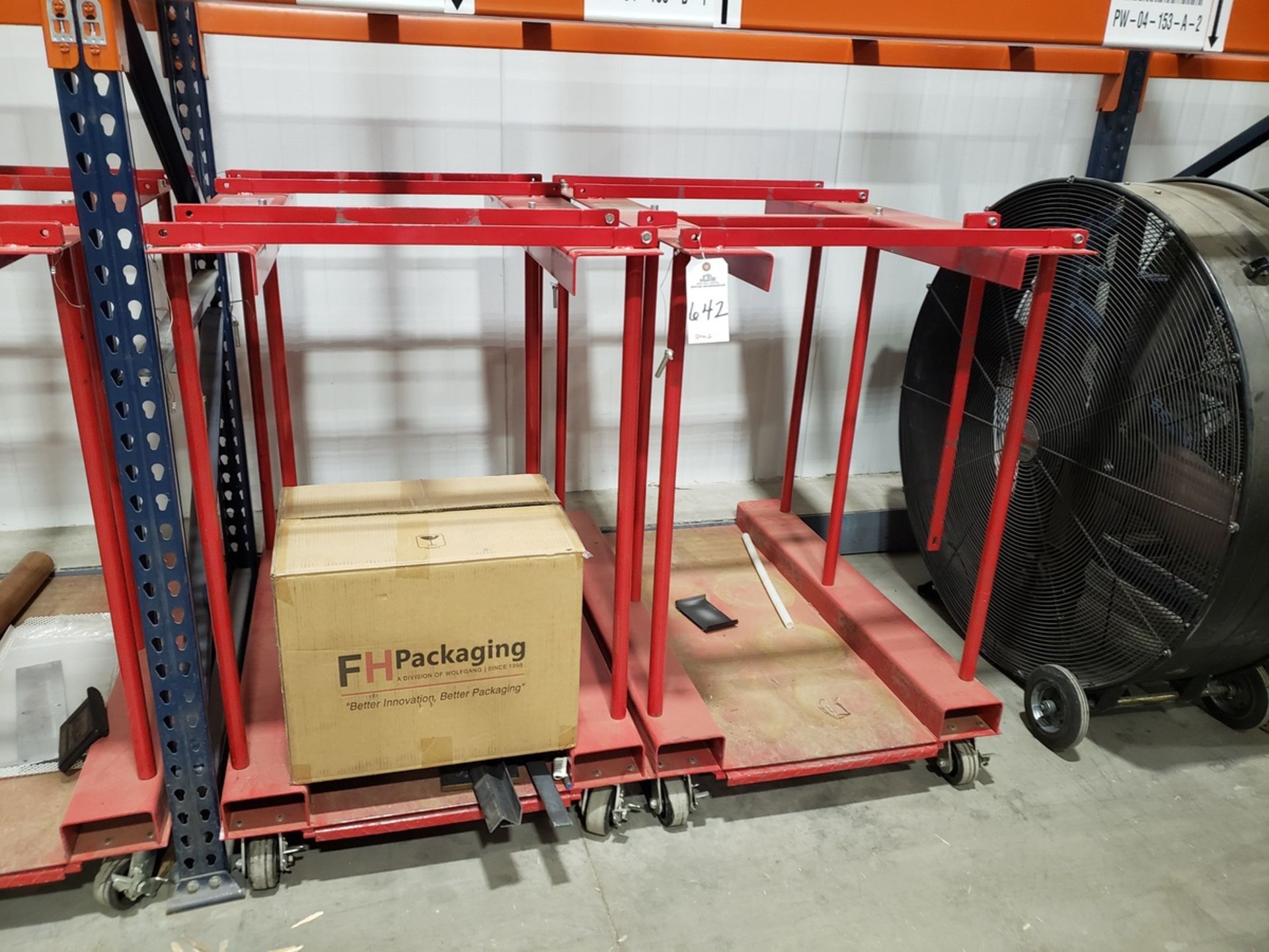 Lot of (2) Material Carts | Rig Fee $65