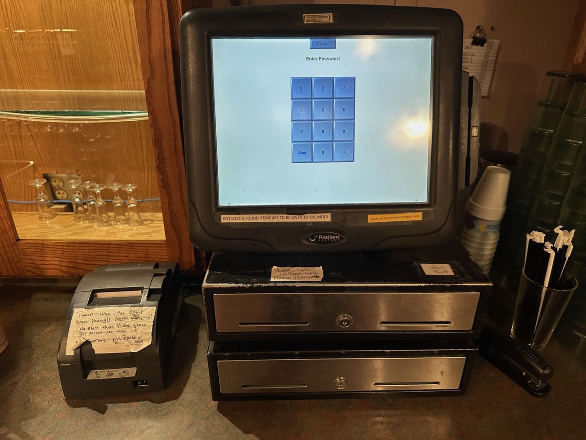 Aloha System with (5) Stations - Includes Cash Drawers and Printers - Subj to Bulk | Rig Fee $125 - Image 3 of 6