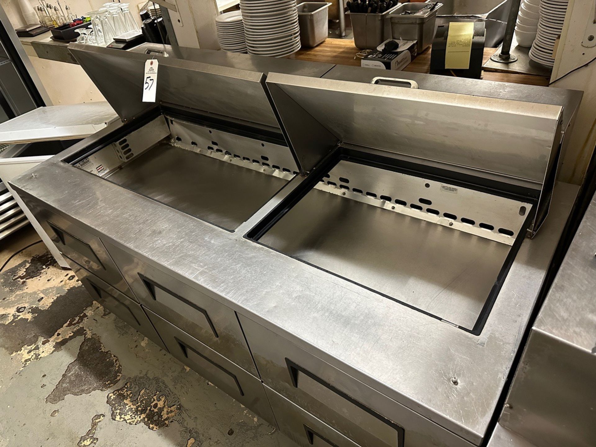 True Sandwich/Salad Refrigerated Prep Table with (6) Drawers, Model T - Subj to Bulk | Rig Fee $75